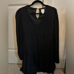 Altard State Black Long Sleeve Dress